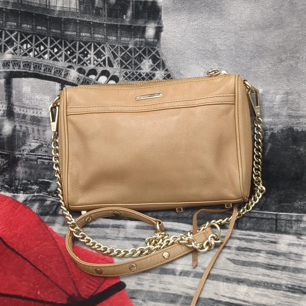Rebecca Minkoff MAC Crossbody Tan Leather Bag